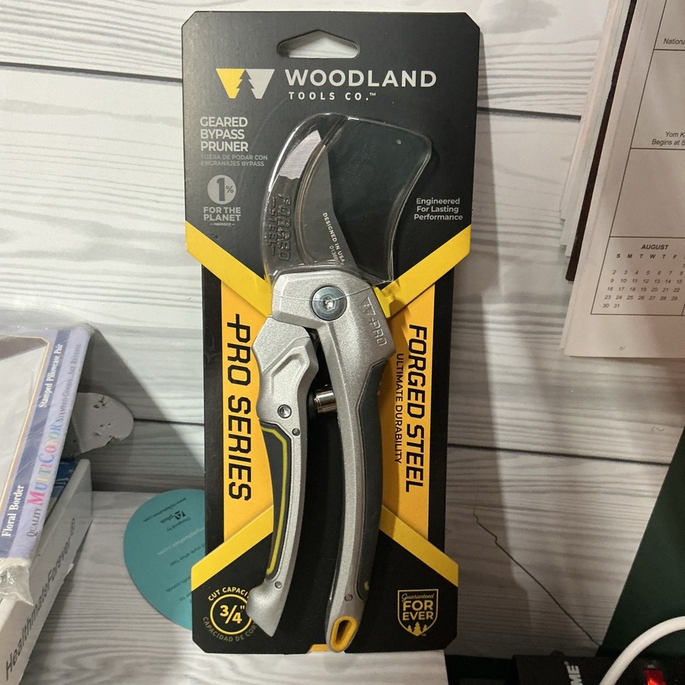 Woodland Tools Co. Super Duty Bypass Pruning Shears – 3/4" Cut Capacity,
